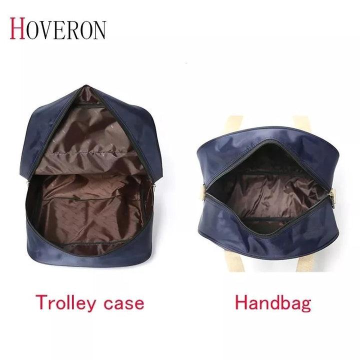 2-in-1-Trolley-Reisetasche mit Bordtasche