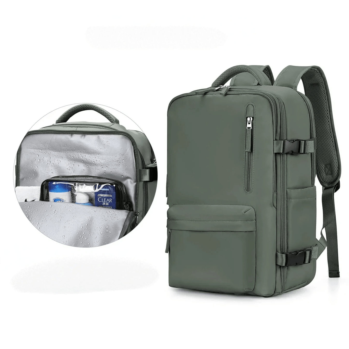 Wasserdichter Rucksack mit USB-Ladefunktion und Laptopfach 35L | Karnz