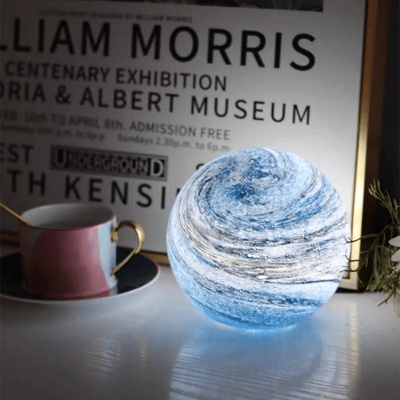 Glas Mondlampe Karnz