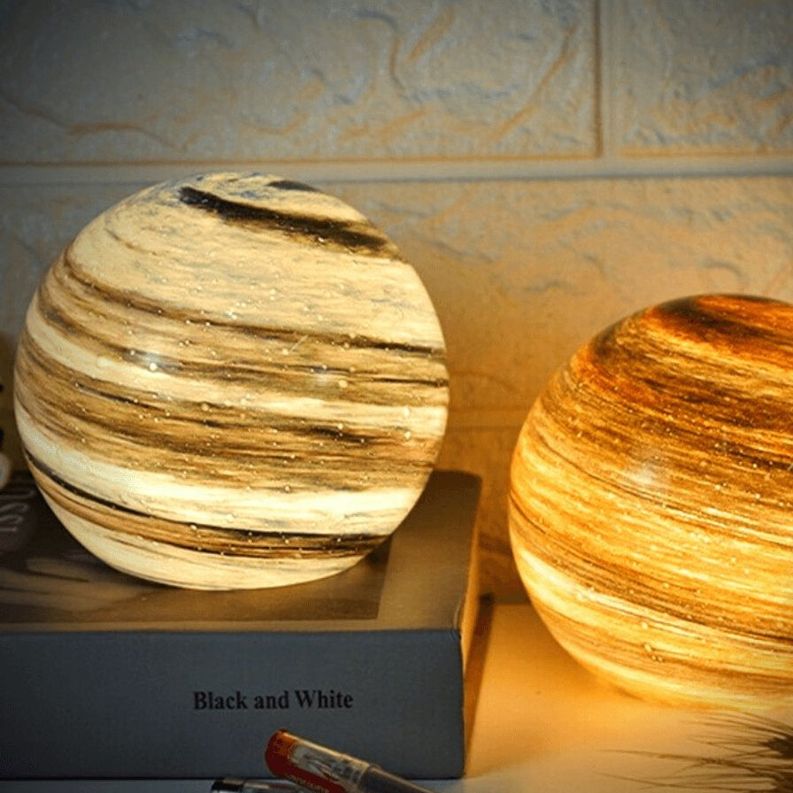Glas Mondlampe Karnz