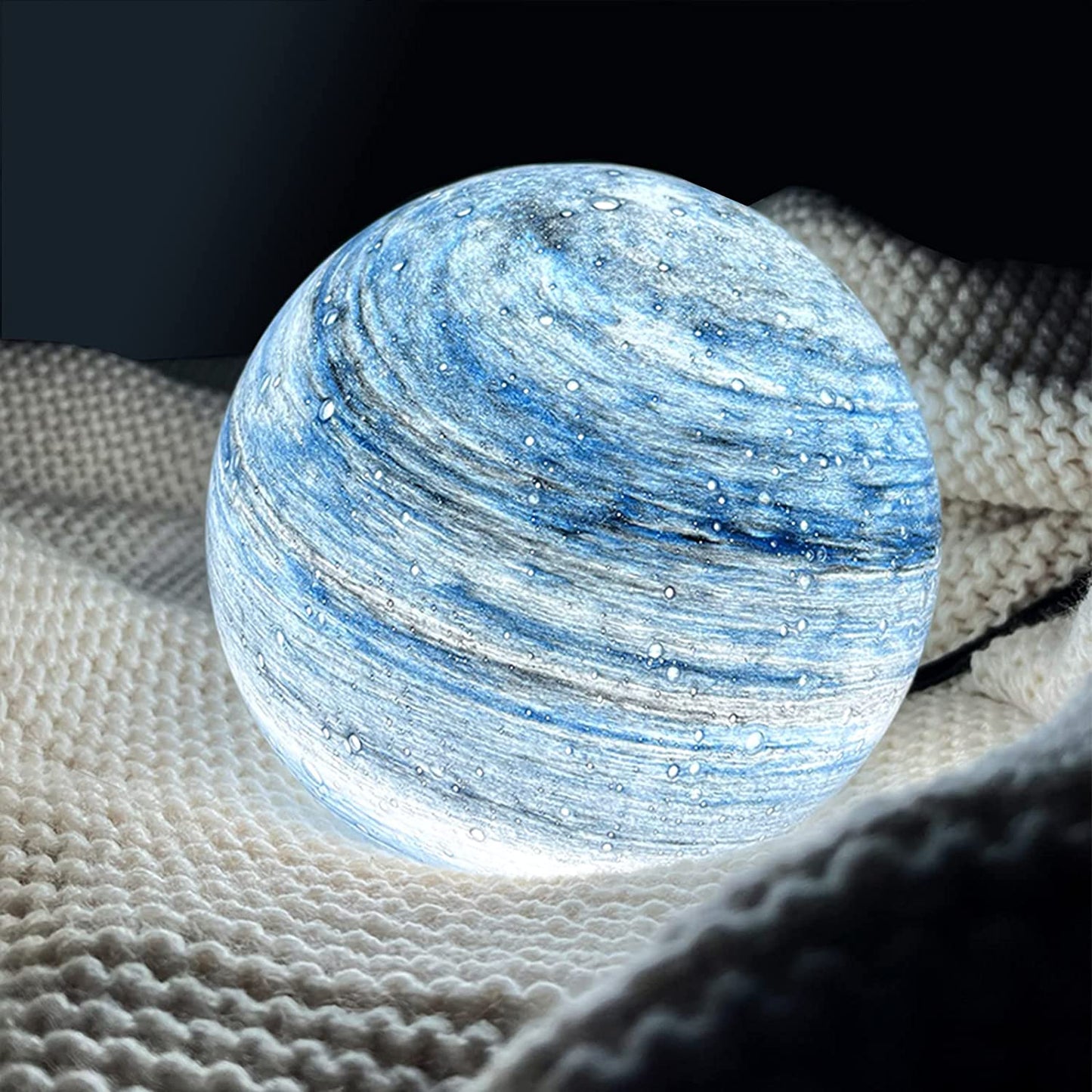 Glas Mondlampe Karnz