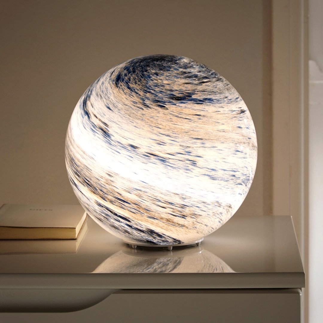 Glas Mondlampe Karnz
