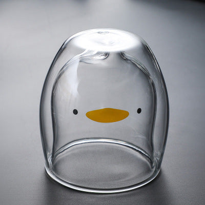 Glasbecher Doppelt Wandglasbecher Bären Tier Doppelschicht-Glasbecher | Karnz