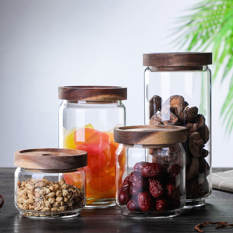 Glasversiegeltes Glas Kaffeebohnenspeicherbehälter Getreidespeicherbehälter Teeglas | Karnz