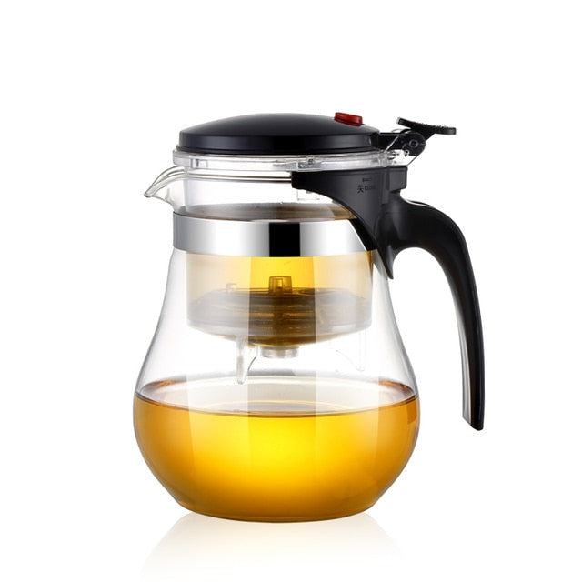 Glas Teekanne Holzgriff Teezeremonie Transparent Set Tasse | Karnz