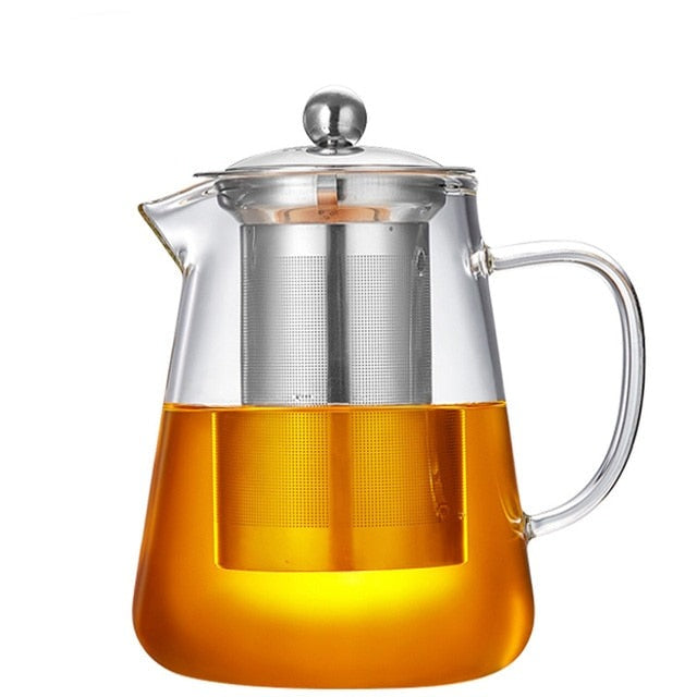 Glas Teekanne Holzgriff Teezeremonie Transparent Set Tasse | Karnz