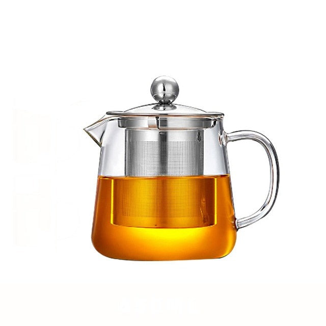 Glas Teekanne Holzgriff Teezeremonie Transparent Set Tasse | Karnz