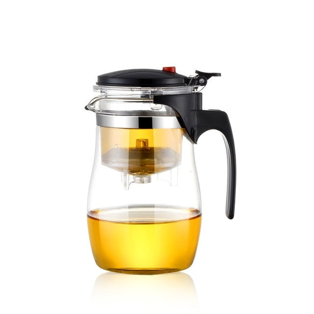 Glas Teekanne Holzgriff Teezeremonie Transparent Set Tasse | Karnz