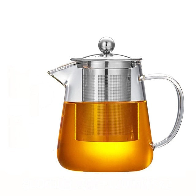 Glas Teekanne Holzgriff Teezeremonie Transparent Set Tasse | Karnz