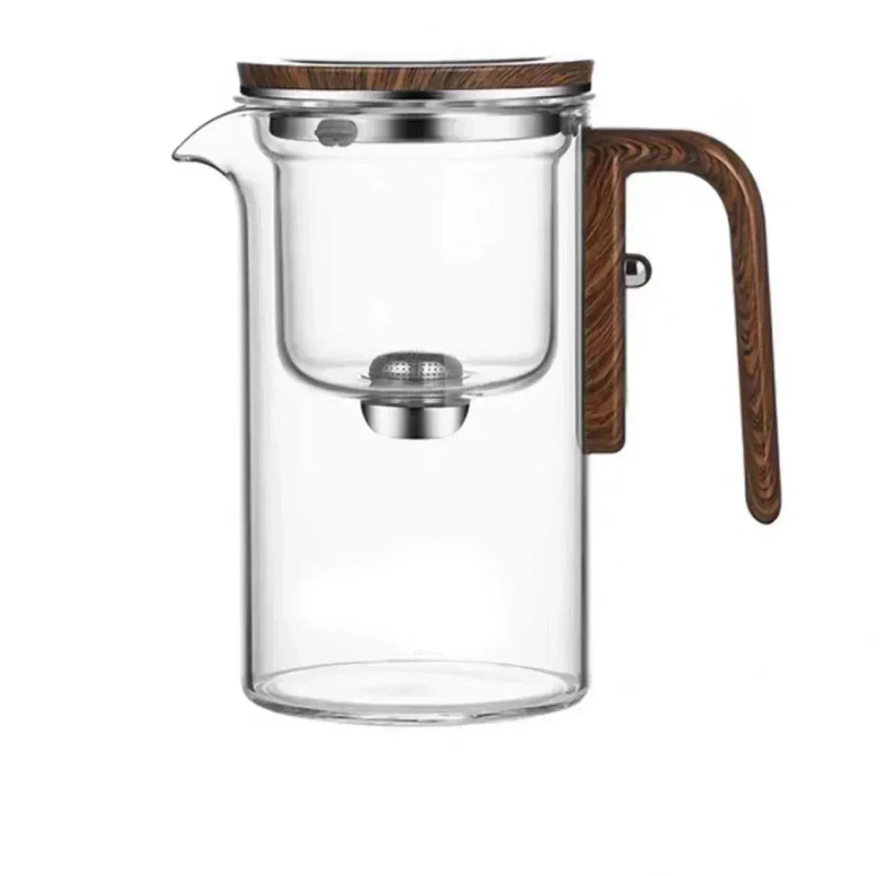 TheePuur Glassfera – Glas Teekanne mit losem Filter für heißen und kalten Tee | Karnz