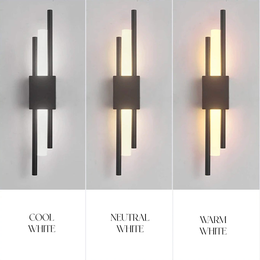Schlichte Moderne Glas Wandleuchte | Karnz