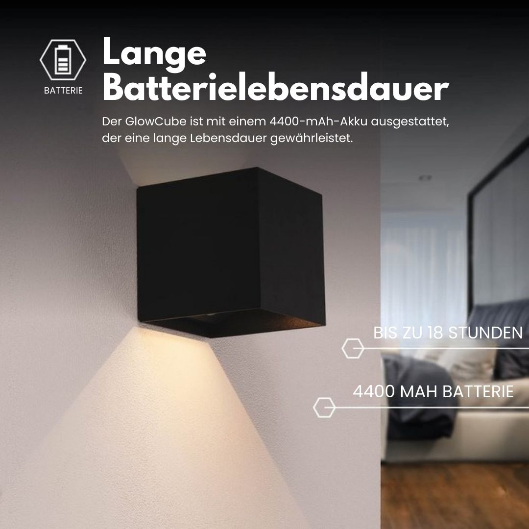 Cubic kabellose Bewegungsmelder-Wandlampe | Karnz