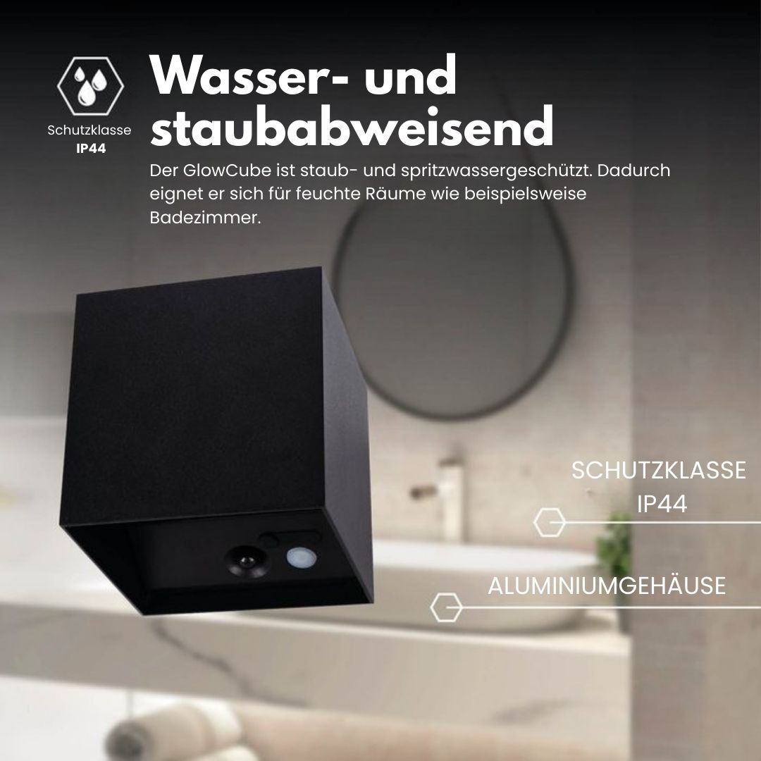 Cubic kabellose Bewegungsmelder-Wandlampe | Karnz