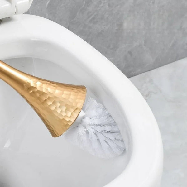 GOLDENLUXE – Elegante, formschöne Toilettenbürste mit edlem Metalldesign für moderne Badezimmer