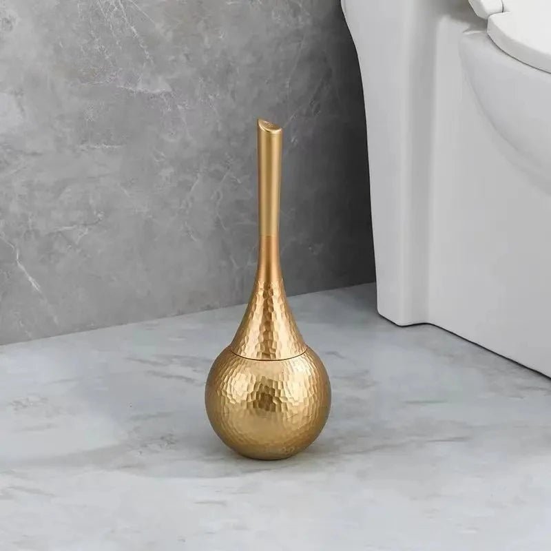 GOLDENLUXE – Elegante, formschöne Toilettenbürste mit edlem Metalldesign für moderne Badezimmer