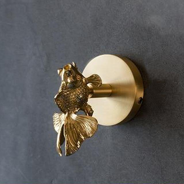 Goldene Messingwandhaken – Handgefertigte Tierdesigns für stylische Wanddekoration | Karnz