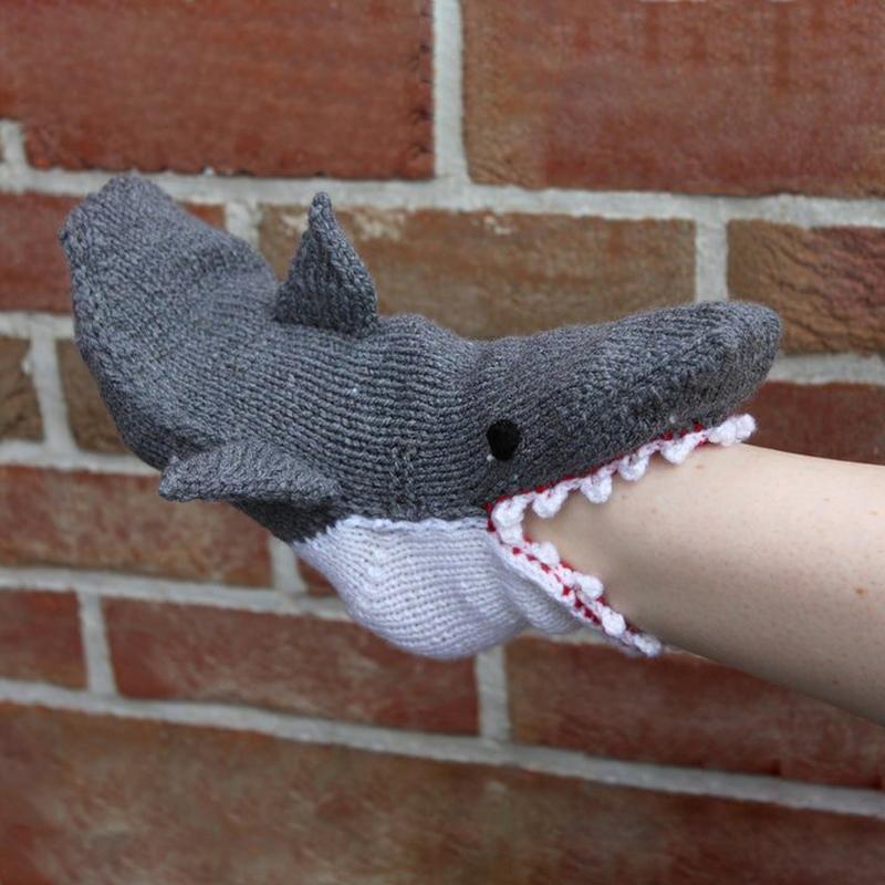 Karnz gestrickte Tiersocken