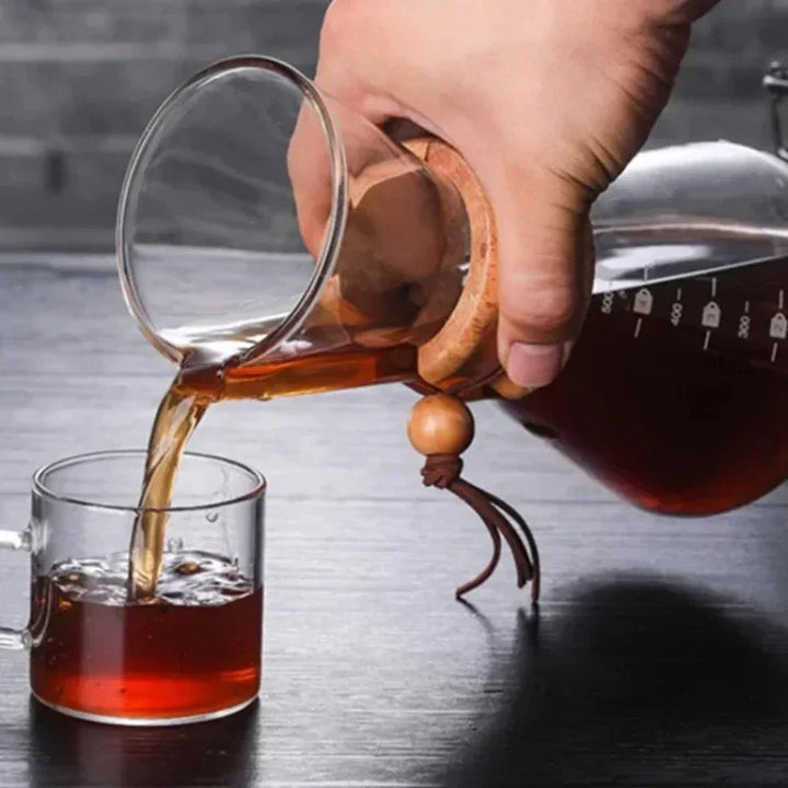Handglas-Kaffeekanne mit Edelstahlfilter Tropfbrauereikaffe | Karnz