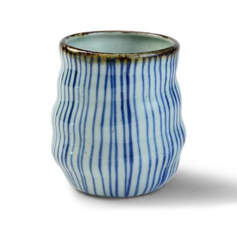 Handgemaltes Gittermuster Teetasse | Karnz