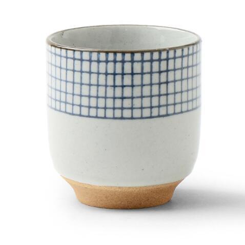 Handgemaltes Gittermuster Teetasse | Karnz
