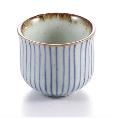 Handgemaltes Gittermuster Teetasse | Karnz