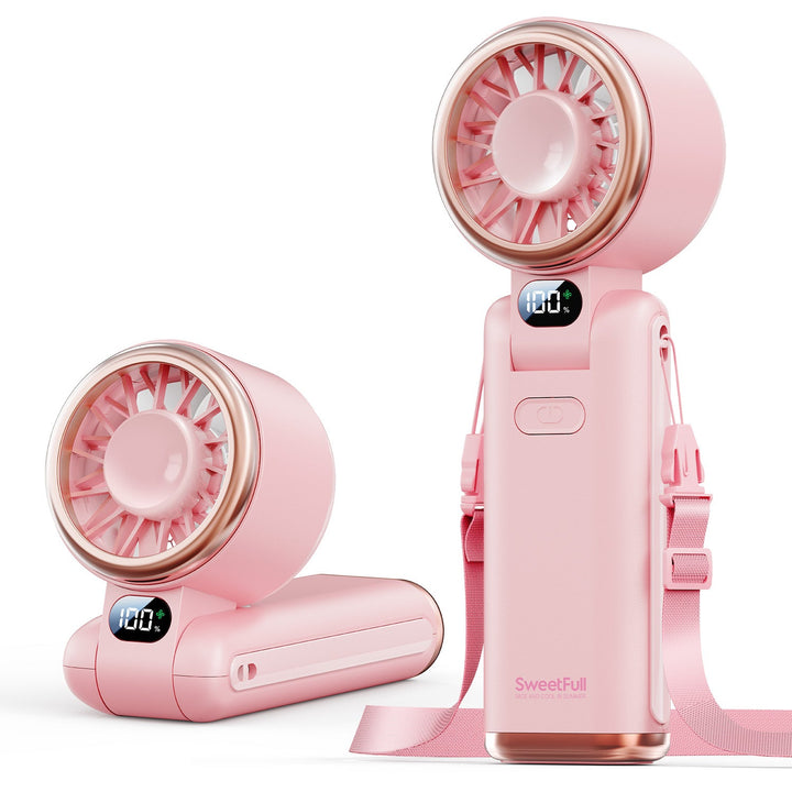 Faltbarer Handventilator - 5-Geschwindigkeits-Hochgeschwindigkeits-Tragbarer Ventilator | Karnz