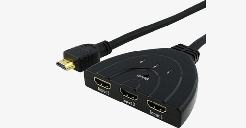HDMI-Switch 3x1 (3 Eingänge x 1 Ausgang) Splitter-Switch – Erleichtert das Leben!