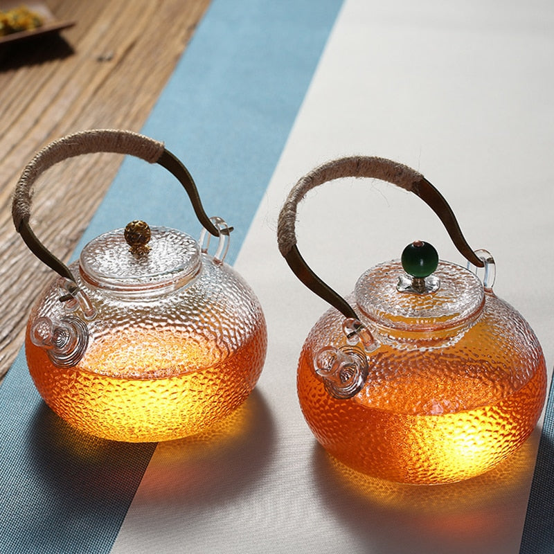 Hitzebeständige Glas Teekanne Teefilter Teeset Wasserkocher Kaffee Teekanne | Karnz