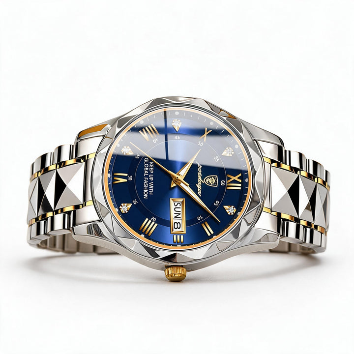Herren Automatikuhr Klassisches Lederband 40mm | Karnz