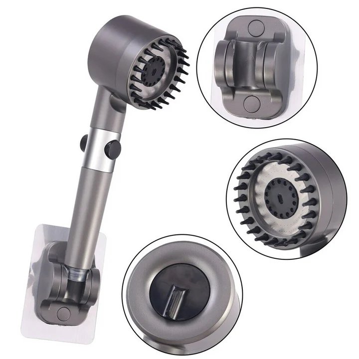 Karnz | Hochdruck-Massageduschkopf - Handbrause mit 3 Strahlarten und Filtern