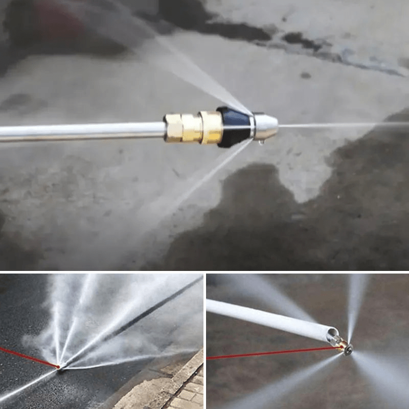 PipeClear Turbo – Leistungsstarke Düse zur schnellen Beseitigung von Verstopfungen