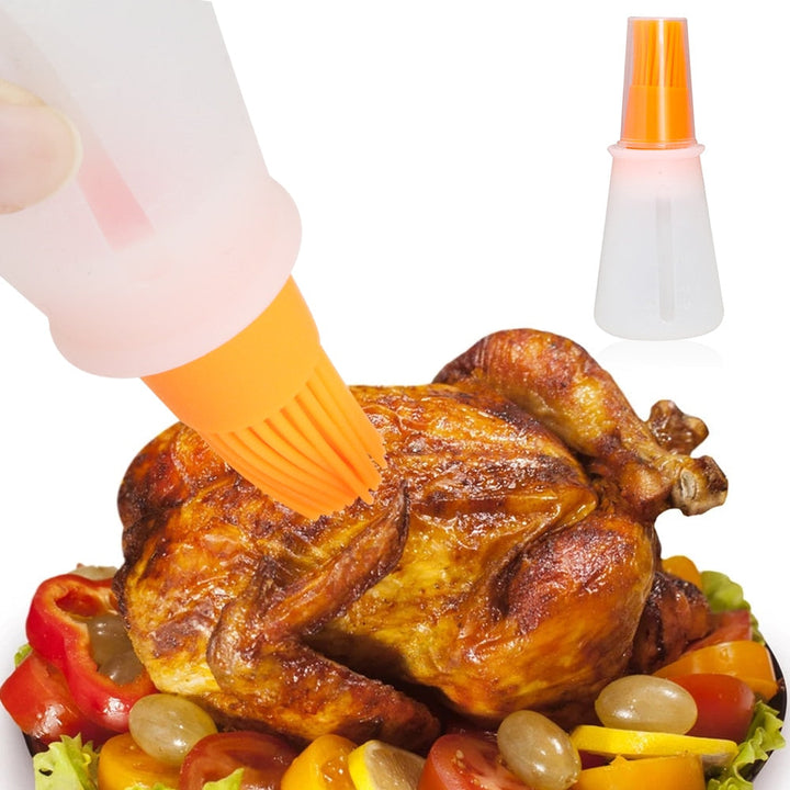 Hochtemperaturbeständige Silikonflasche Grillbürste Ölwerkzeug | Karnz