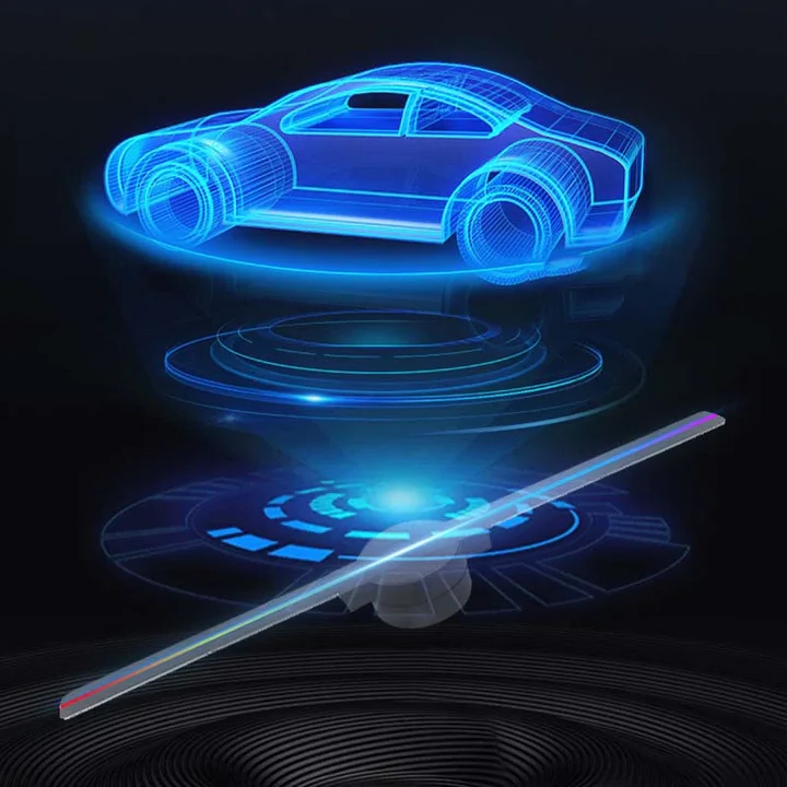 3D Hologram LED Ventilator Projektor | Karnz