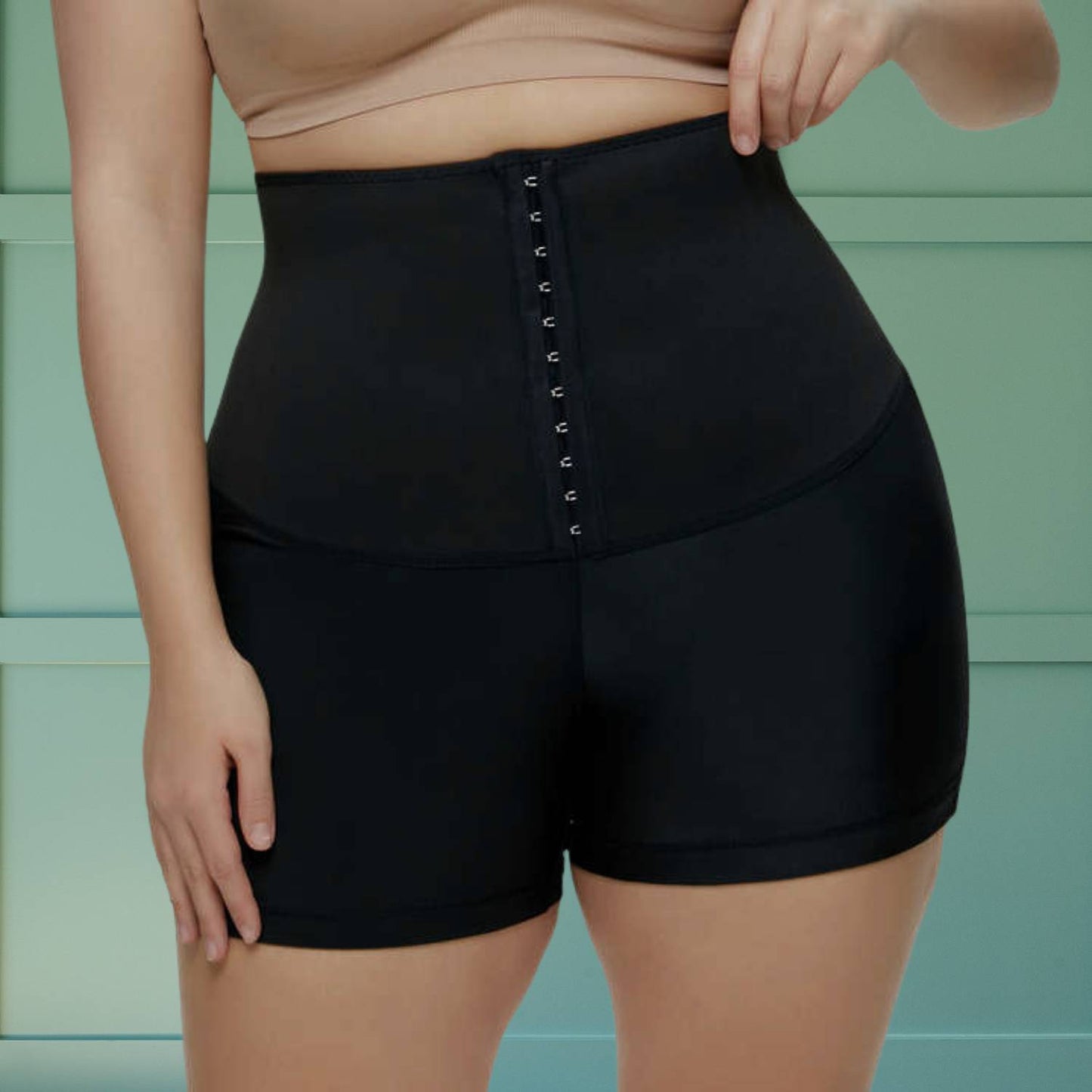 SweatFit Taillentrainer – Hohe Taille Sauna Leggings mit Taillentrainer für Frauen | Karnz