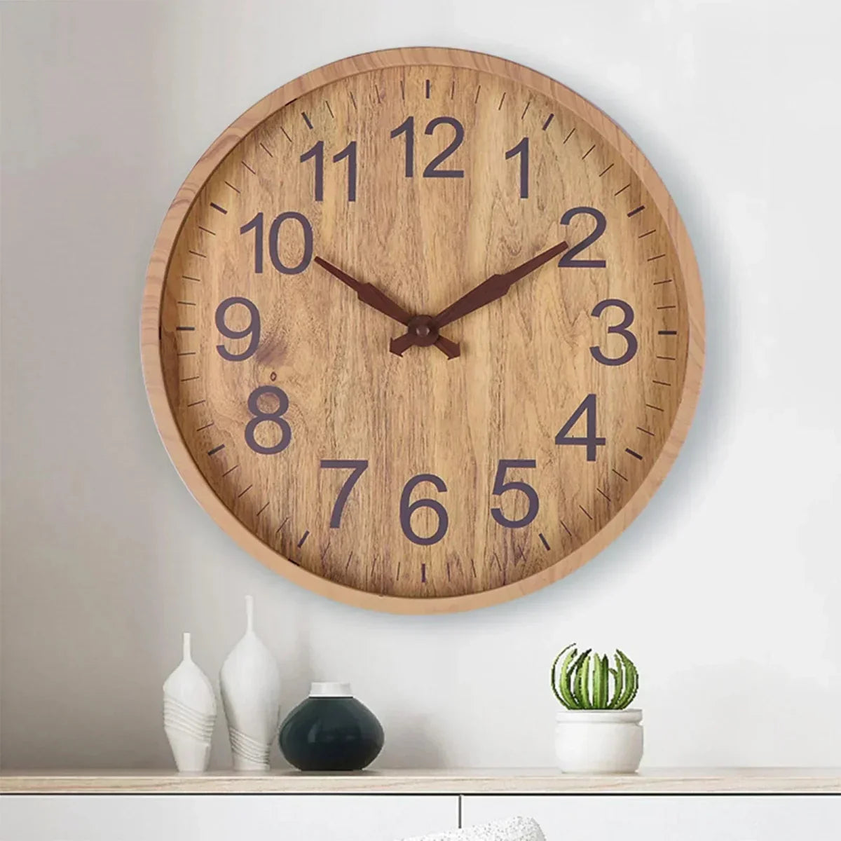 OAKTICK – Geräuschlose Holzwanduhr mit natürlichem Charme