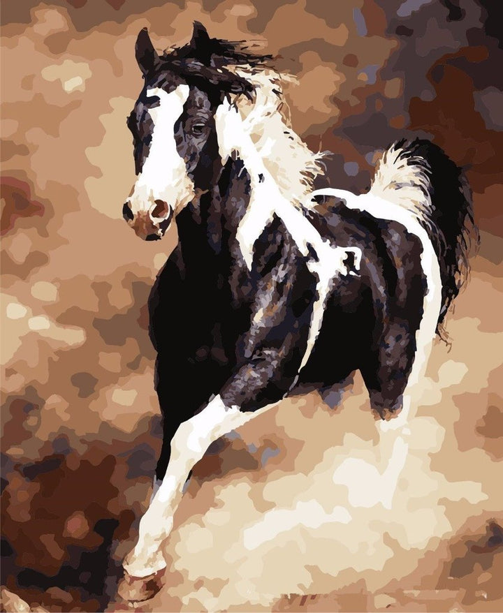 Galloping Horse - Van-Go Malen-nach-Zahlen Set | Karnz
