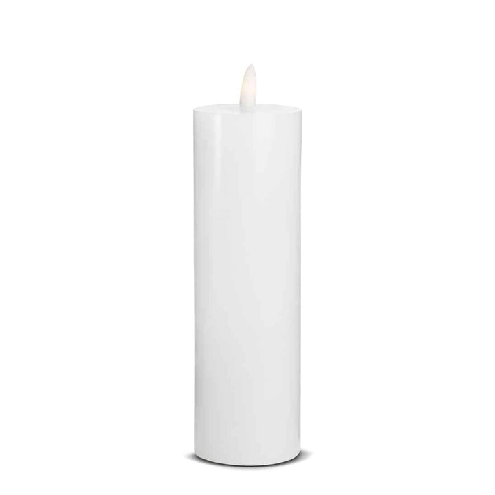 LED Kerze (1 Stück) mit realistischer 3D Flamme 5 x 20 cm | Karnz