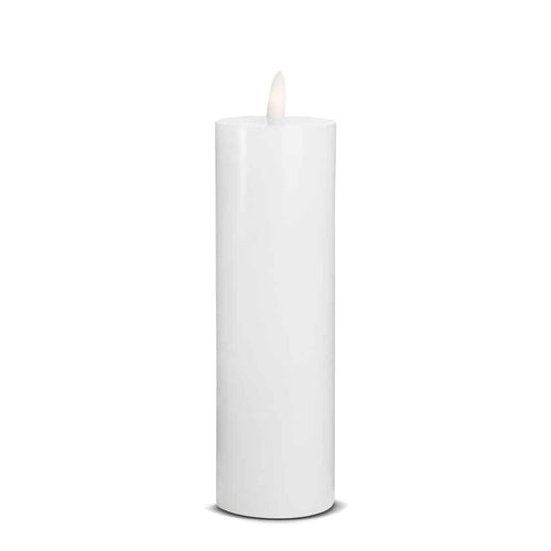 LED Kerze (1 Stück) mit realistischer 3D Flamme 5 x 20 cm | Karnz