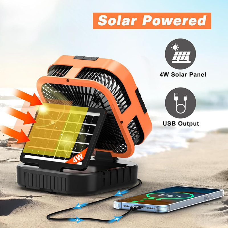 3 in 1 Solar Camping Ventilator | Karnz