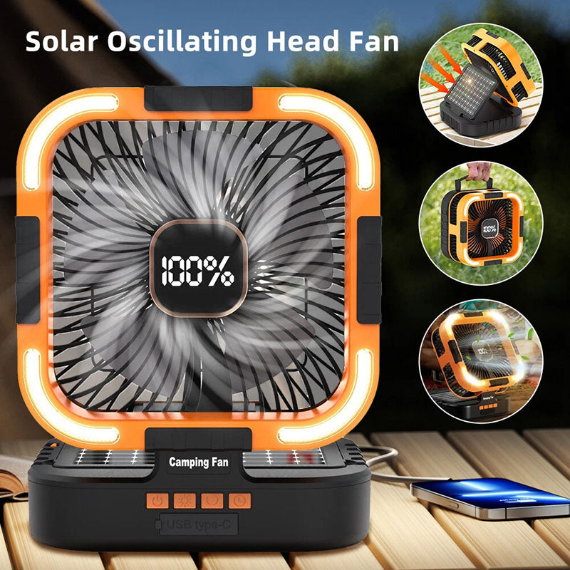 3 in 1 Solar Camping Ventilator | Karnz
