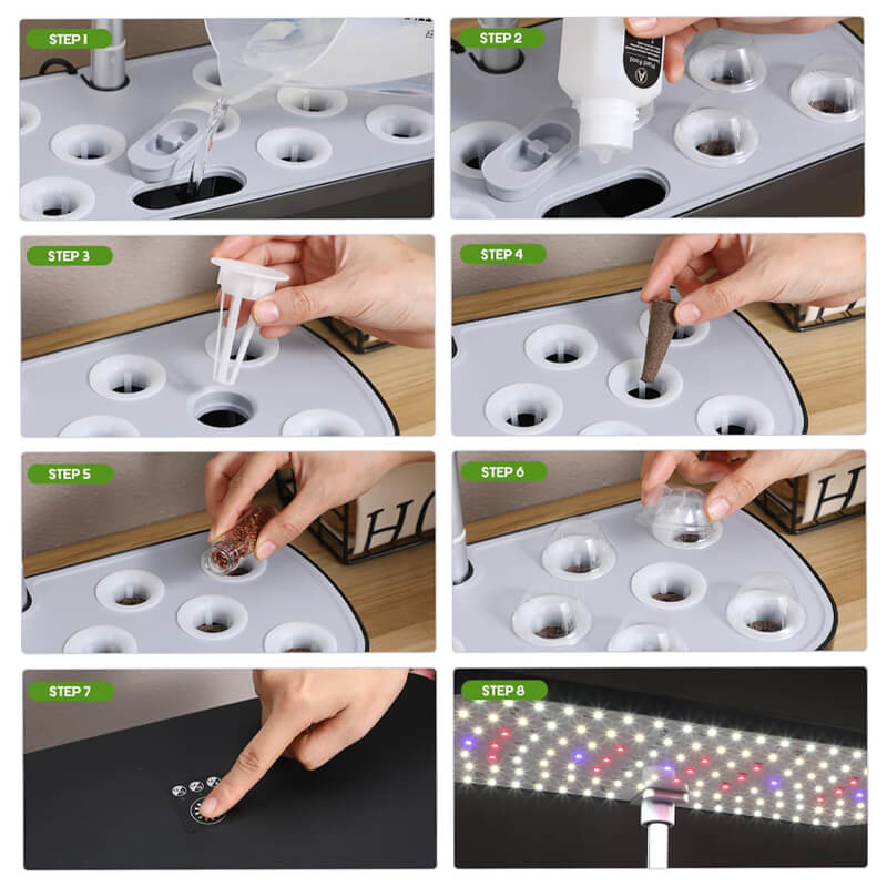 Innovatives Hydroponik-Anbausystem – 12 Pods Kit