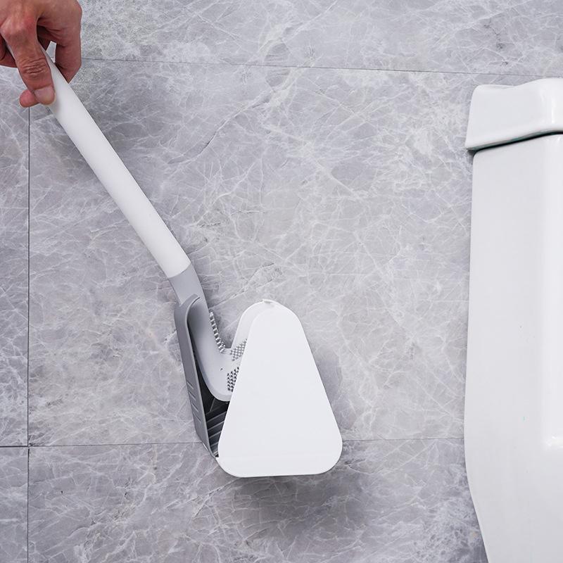 Langer Griff Flexibel Silikon Golf Toilettenbürste | Karnz