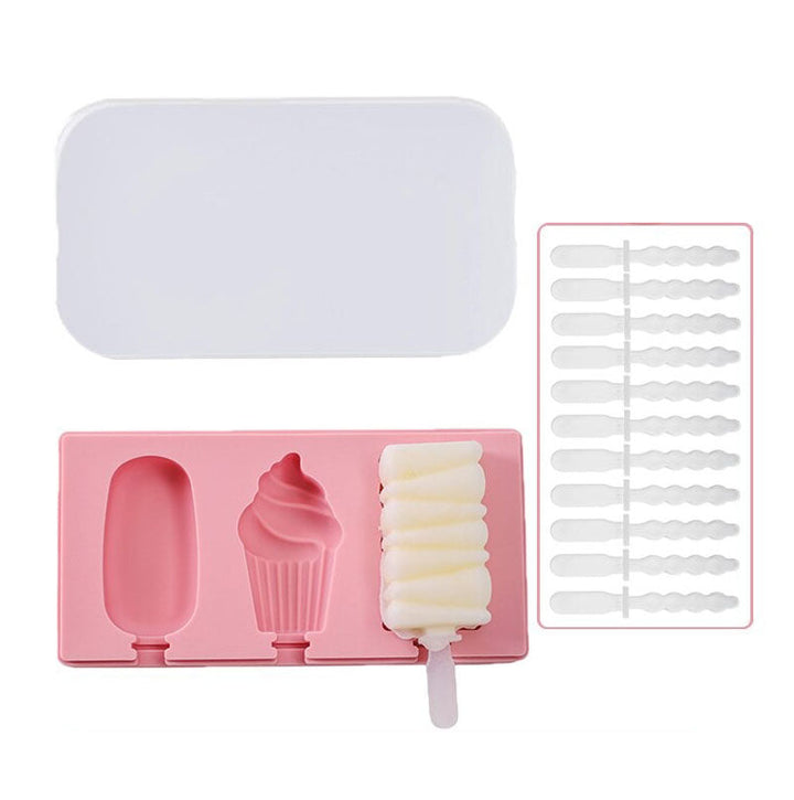 Eiscremeform Popsicle Formen mit Deckel DIY selbstgemachte Eis am Stiel Form | Karnz