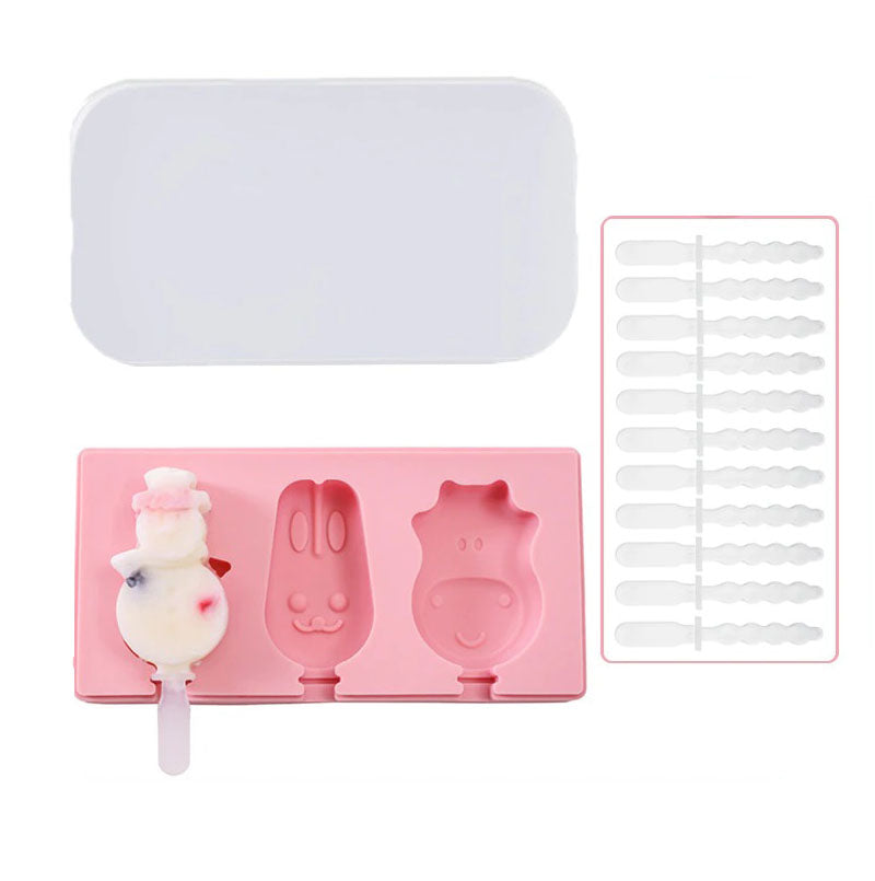 Eiscremeform Popsicle Formen mit Deckel DIY selbstgemachte Eis am Stiel Form | Karnz