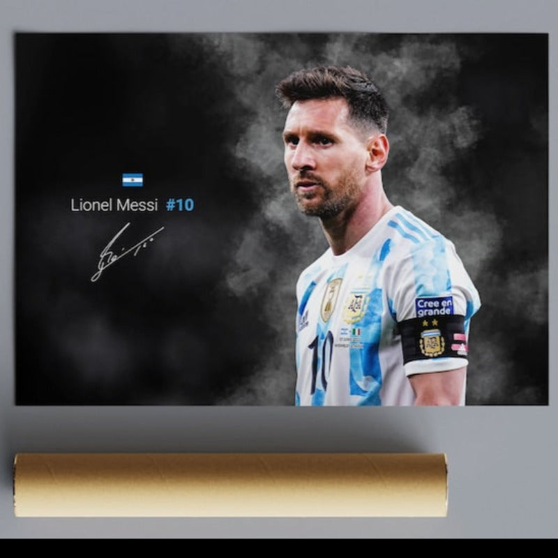 Gerolltes Leinwandposter Lionel Messi