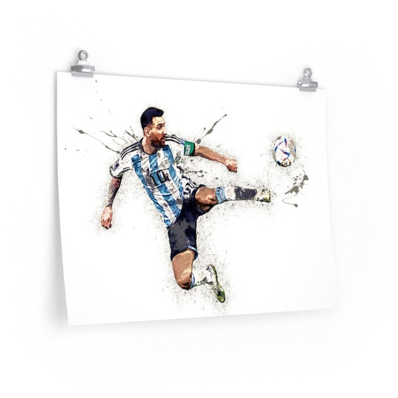 Canvas Wrap Lionel Messi Poster