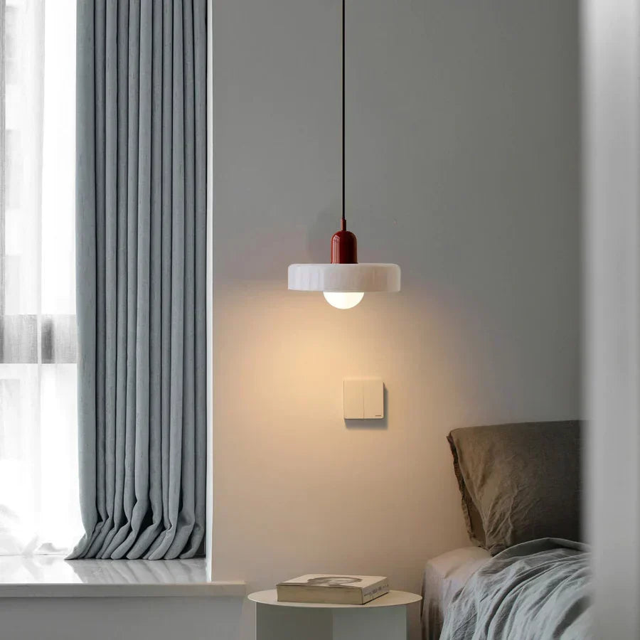 Skandinavische Pendelleuchte für Wohnzimmer und Esszimmer – Minimalistisches Design mit einstellbarer Höhe – Glas | Karnz