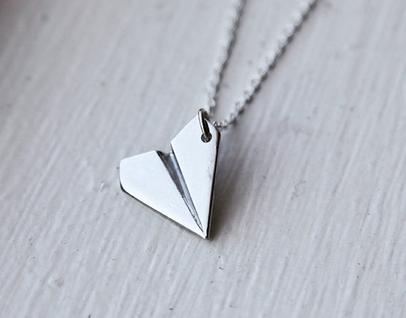Paper Airplane Necklace | Karnz