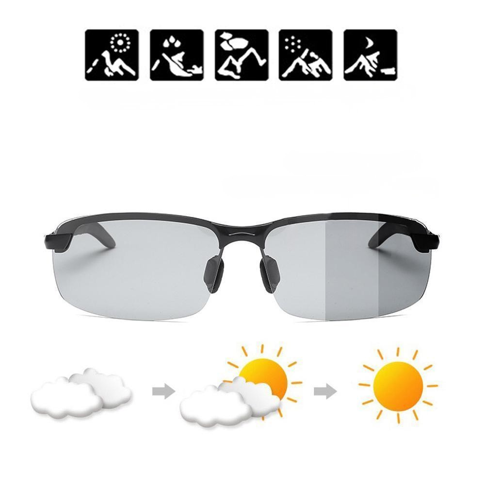 Polarisierte photochrome Sportsonnenbrille