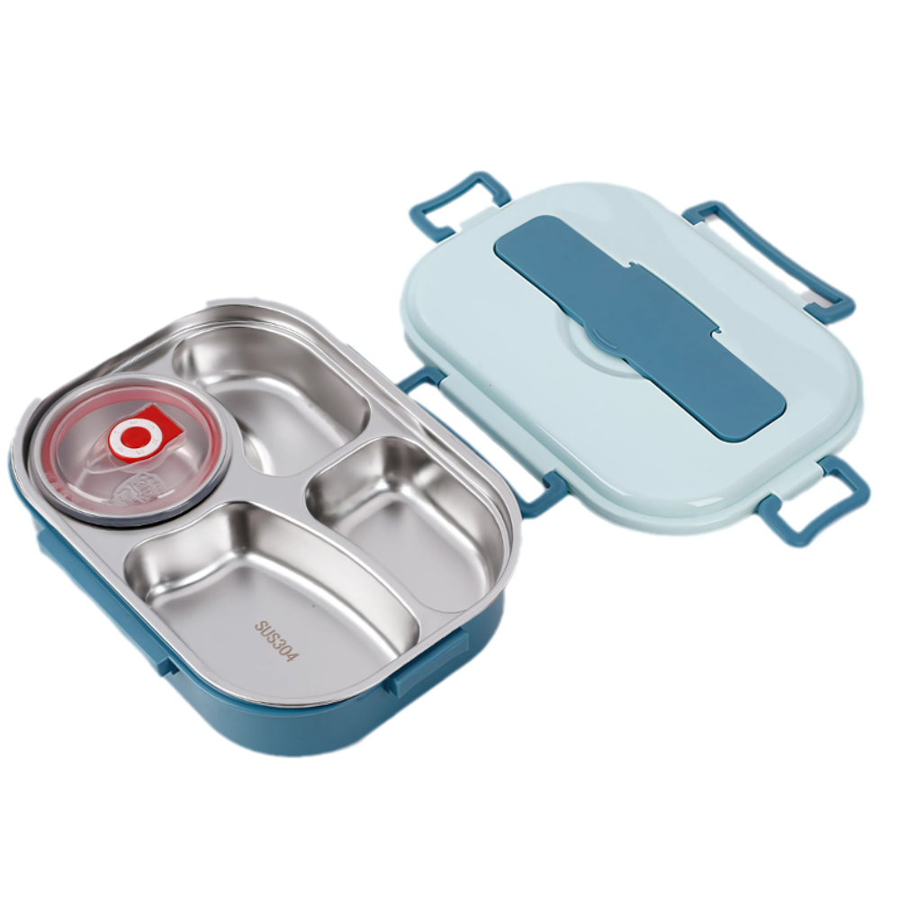 Fächer für Bento-Lunchboxen aus Edelstahl